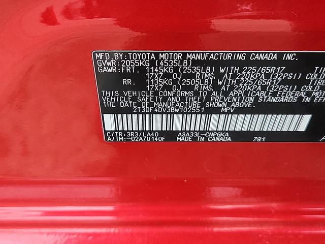 Used 2011 Toyota RAV4 Limited w/ Limited Extra Value Pkg image 15