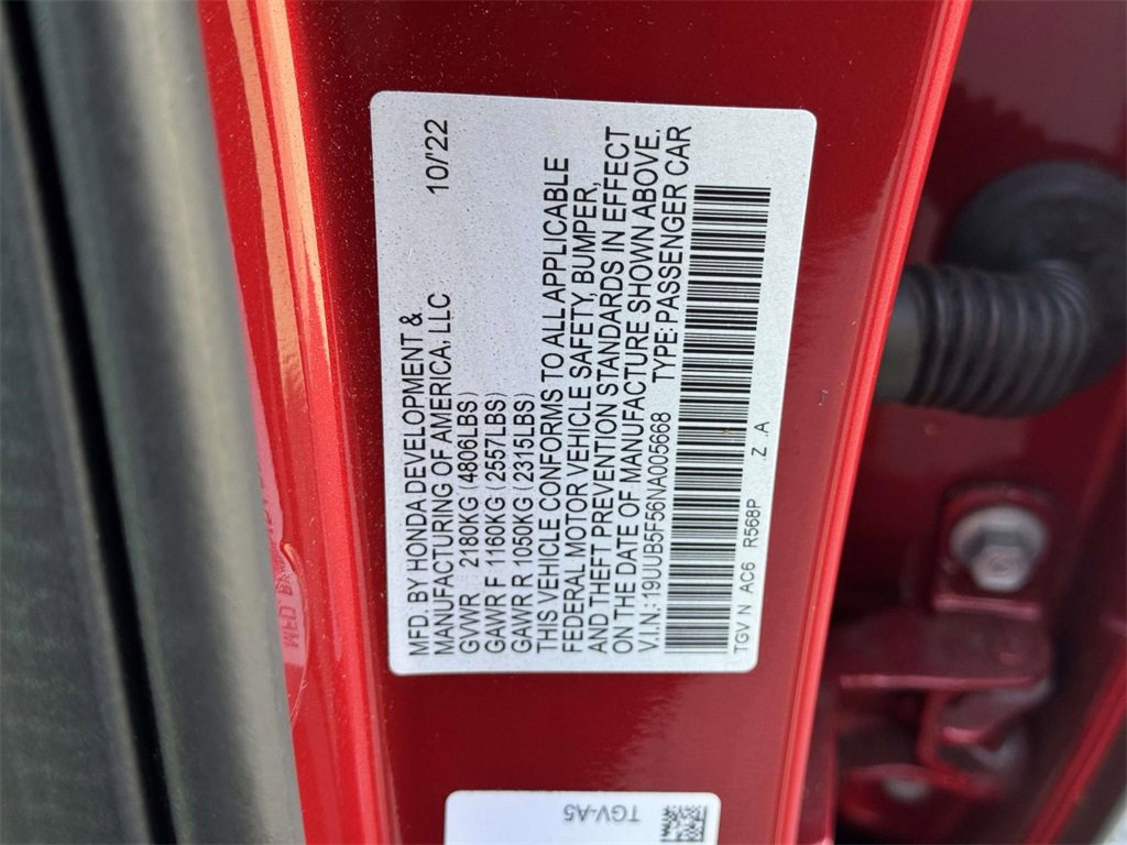 Certified 2022 Acura TLX w/ A-SPEC Pkg image 18