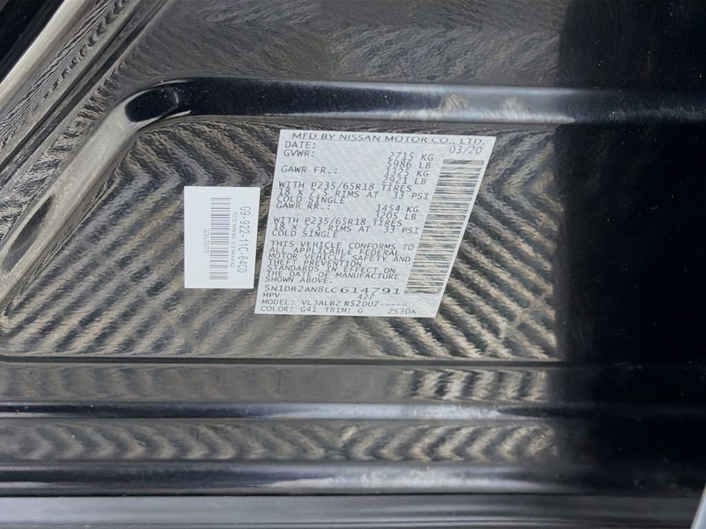 Used 2020 Nissan Pathfinder S FWD image 33