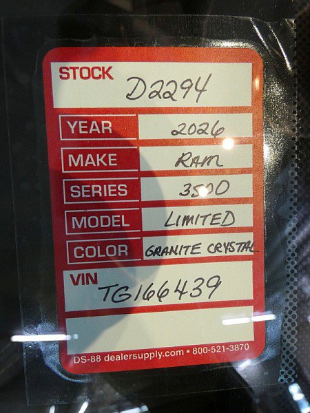 New 2026 RAM 3500 Limited image 38