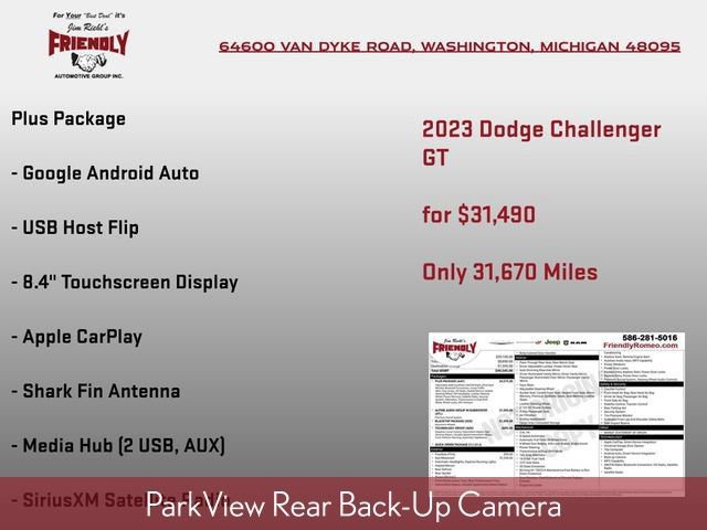 Used 2023 Dodge Challenger GT w/ Plus Package image 6