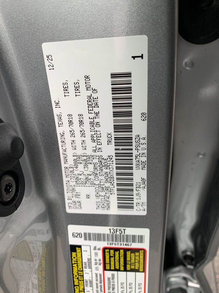 New 2026 Toyota Tundra SR5 image 32