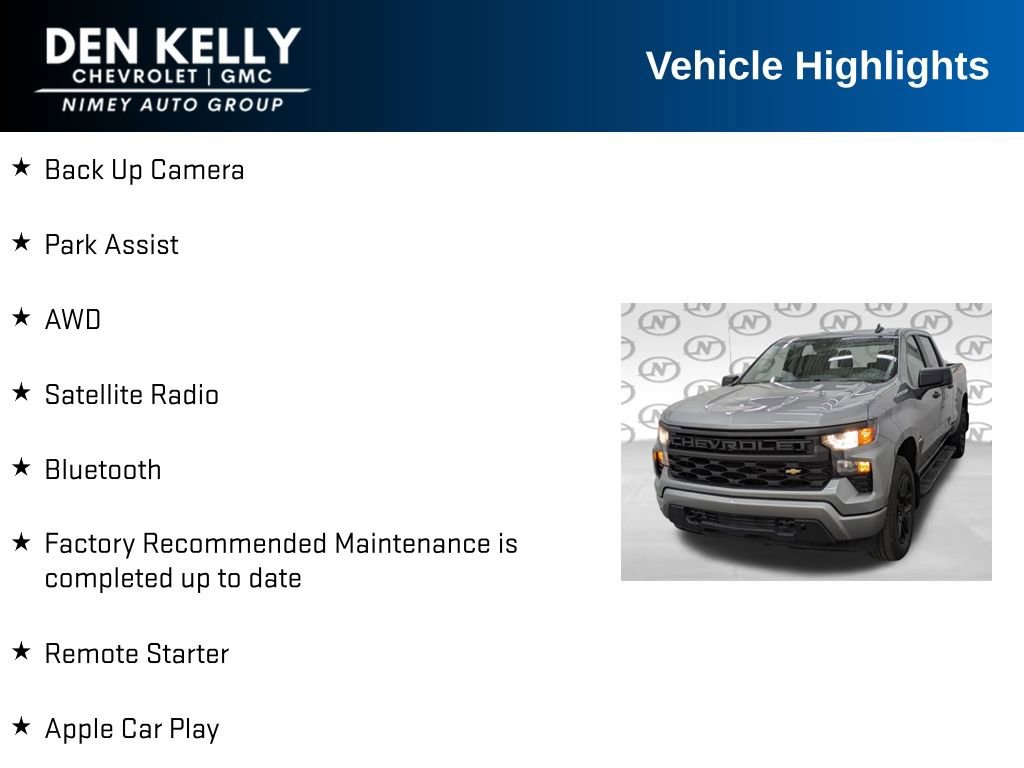 Used 2024 Chevrolet Silverado 1500 Custom AWD/4WD image 5