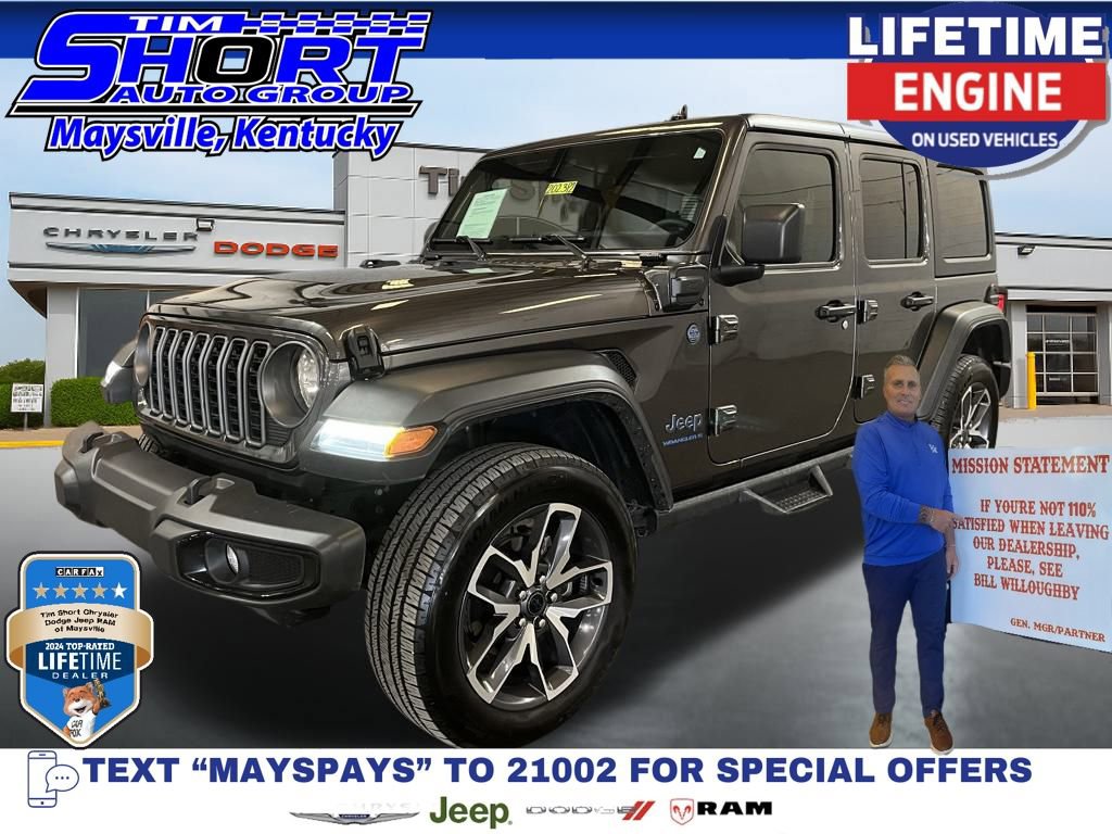 Used 2025 Jeep Wrangler Unlimited Sport S 4xe w/ Convenience Group