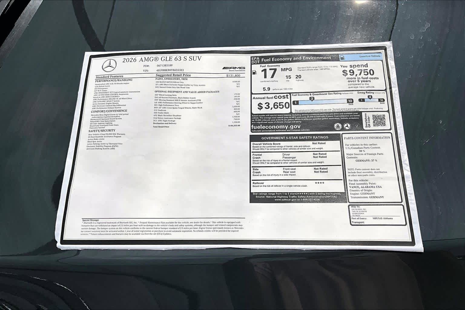 New 2026 Mercedes-Benz GLE 63 AMG S image 22