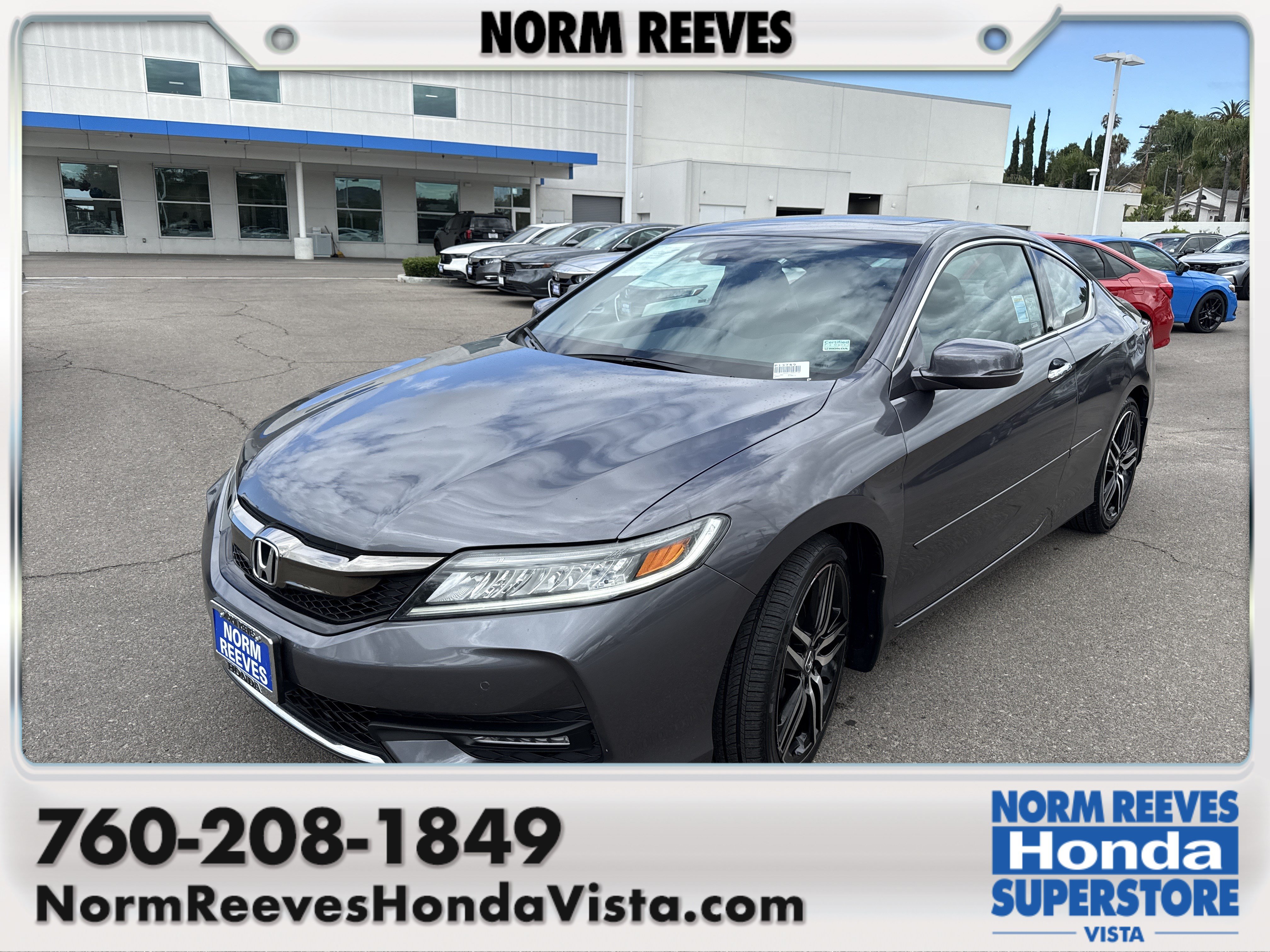 Certified 2017 Honda Accord Touring