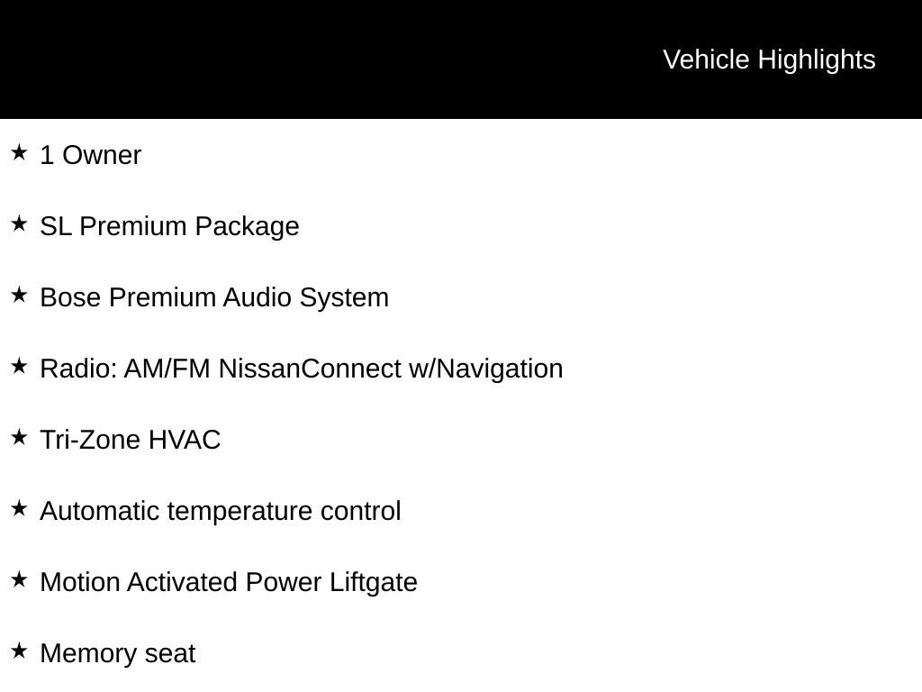 Used 2023 Nissan Rogue SL w/ SL Premium Package AWD/4WD image 3
