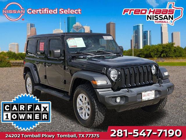 Used 2023 Jeep Wrangler Unlimited Sport w/ Sun And Sound Package AWD/4WD 360° Tour