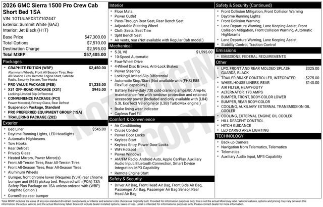 New 2026 GMC Sierra 1500 Pro w/ Graphite Edition image 27