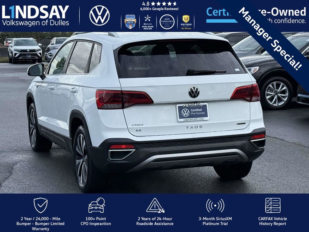 Certified 2022 Volkswagen Taos SE w/ IQ.Drive SE Package image 5