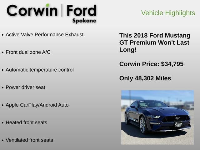 Used 2018 Ford Mustang GT Premium RWD image 6
