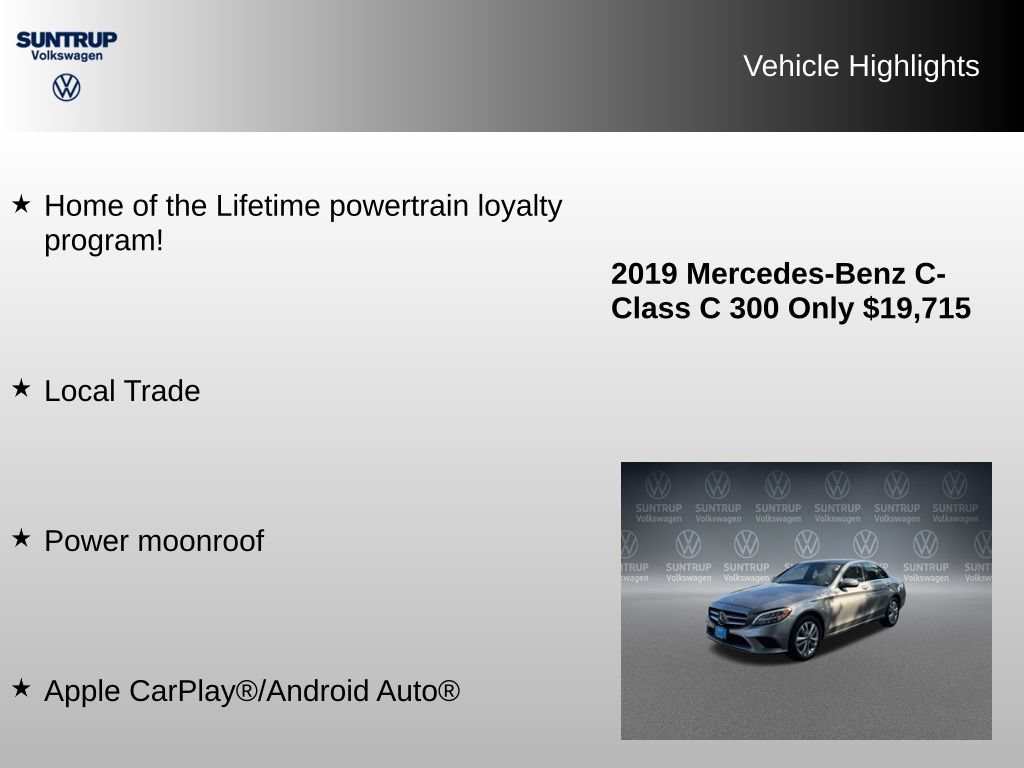 Used 2019 Mercedes-Benz C 300 4MATIC Sedan image 7
