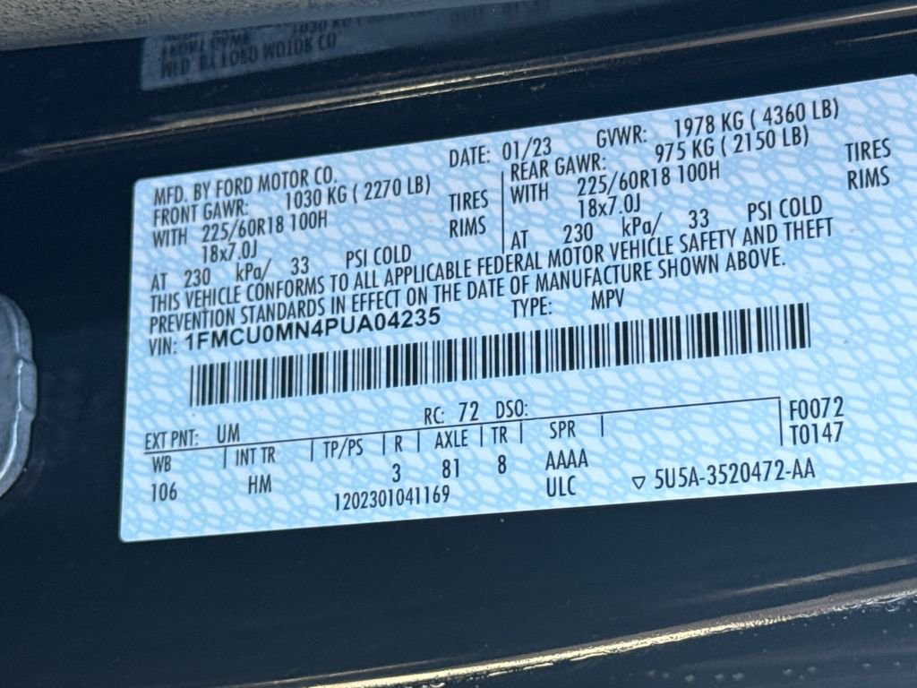 Used 2023 Ford Escape ST-Line image 29