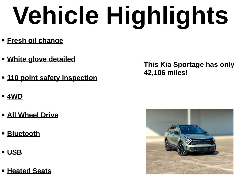 Used 2023 Kia Sportage X-Line w/ X-Line Premium Package AWD/4WD image 33