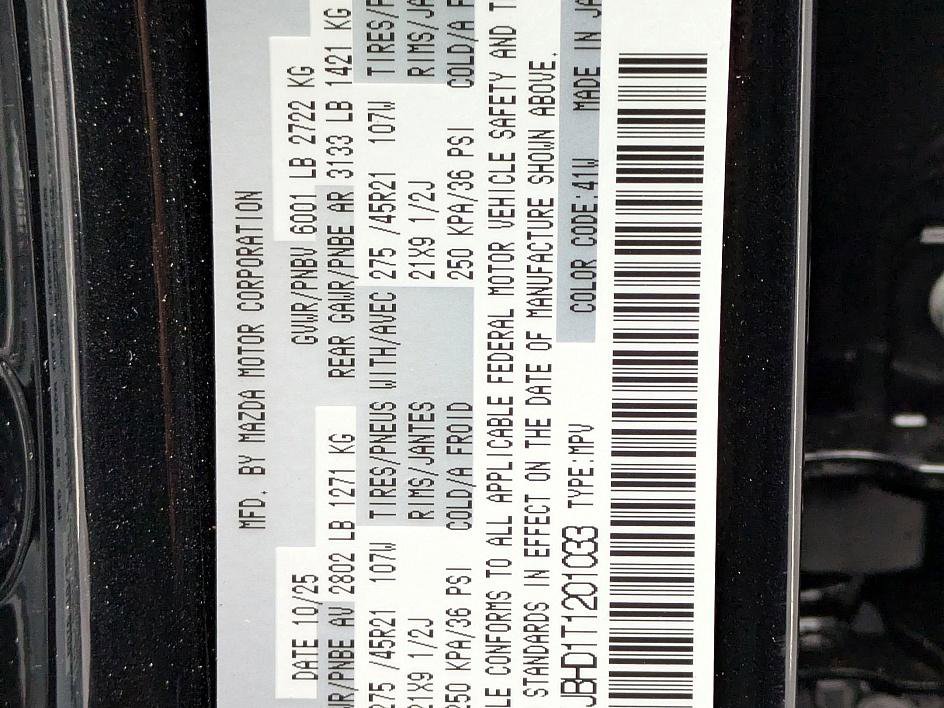 New 2026 MAZDA CX-70 3.3 Turbo w/ Preferred Package image 36