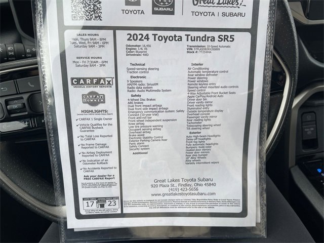 Used 2024 Toyota Tundra SR5 image 28
