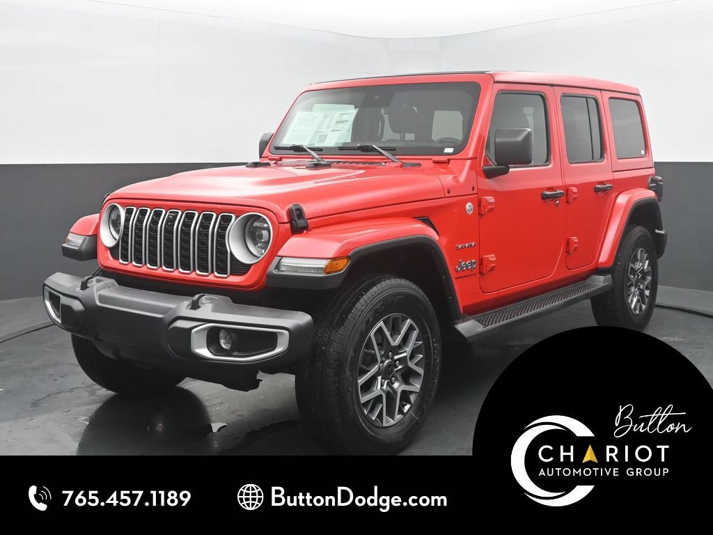 Used 2024 Jeep Wrangler Unlimited Sahara w/ Technology Group AWD/4WD image 1