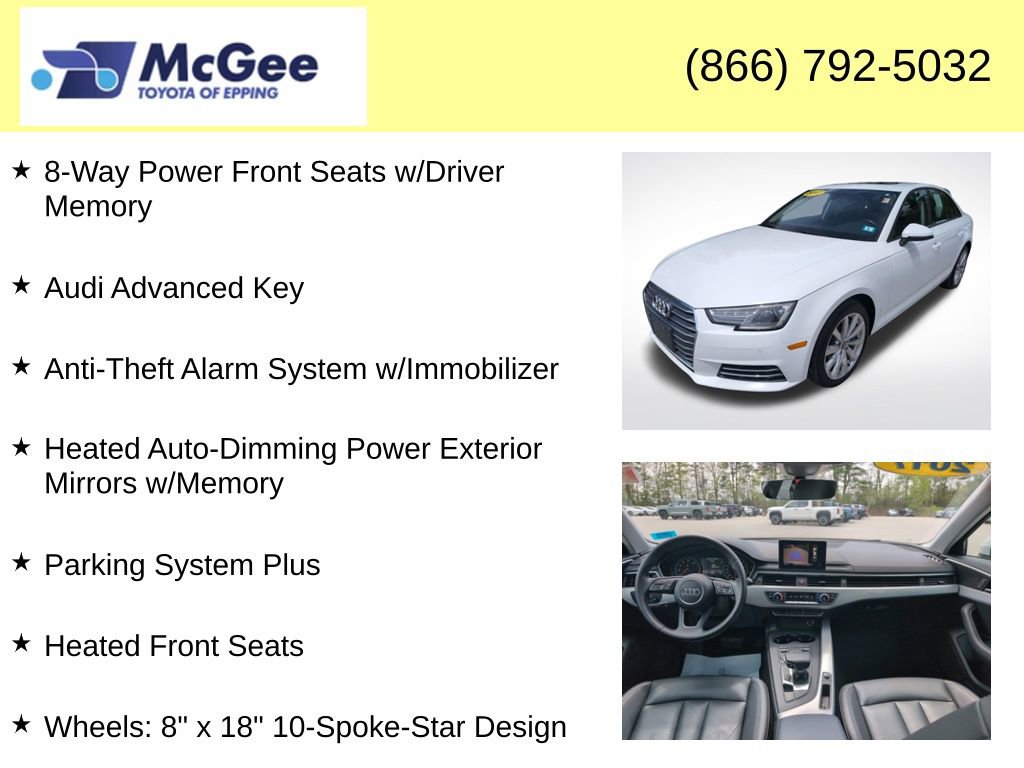 Used 2017 Audi A4 2.0T Premium w/ Convenience Package AWD/4WD image 12