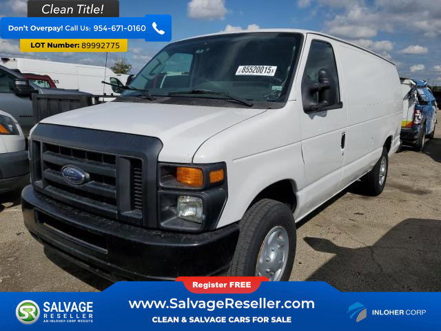 Used 2011 Ford E-350 and Econoline 350 Extended Super Duty w/ Commercial Cargo Van Pkg
