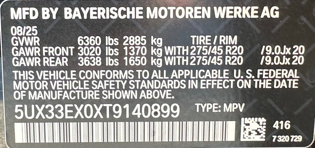 New 2026 BMW X6 xDrive40i AWD/4WD image 43