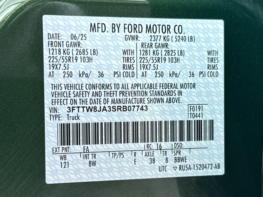 Used 2025 Ford Maverick XLT w/ Black Appearance Package AWD/4WD image 28