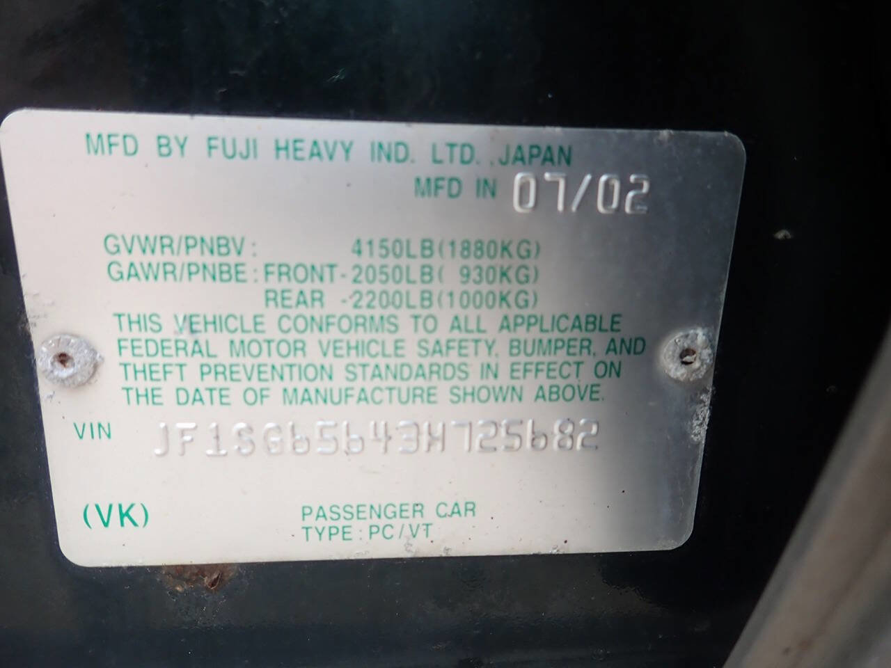 Used 2003 Subaru Forester 2.5XS image 11