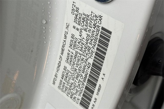 Certified 2021 Honda Accord Touring image 36