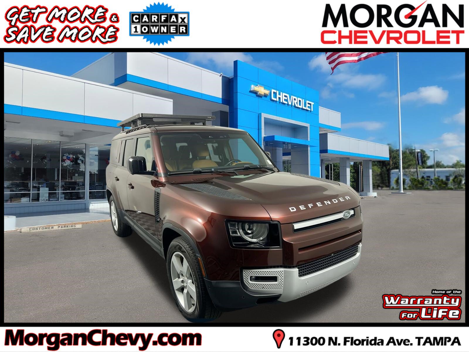 Used 2023 Land Rover Defender 130 SE AWD/4WD image 1