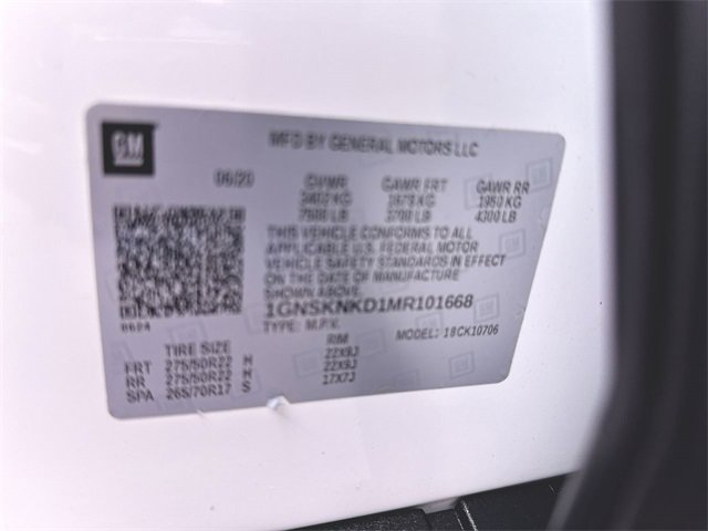 Used 2021 Chevrolet Tahoe LT w/ LT Signature Package image 34