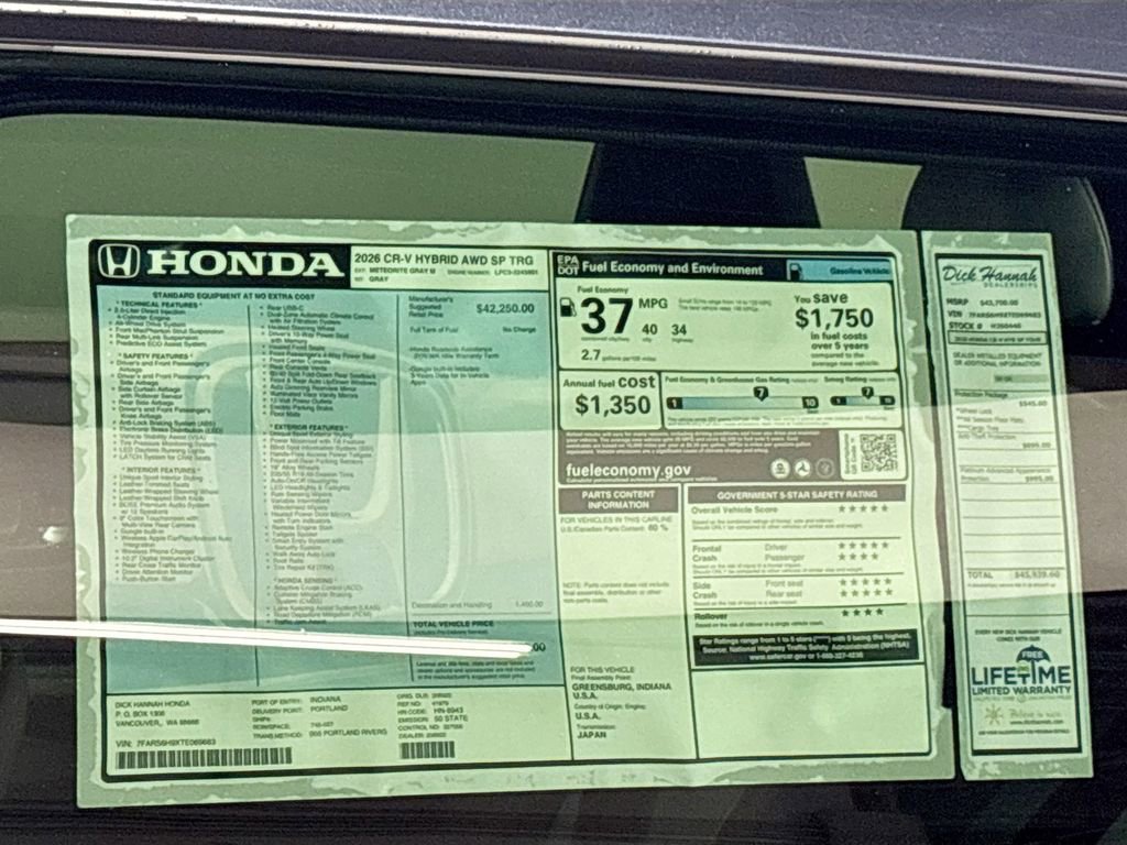 New 2026 Honda CR-V Sport Touring image 25