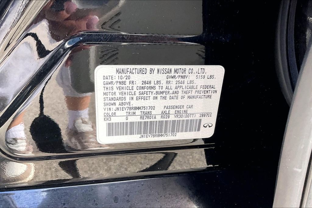 Used 2021 INFINITI Q50 Luxe w/ Cargo Package image 34