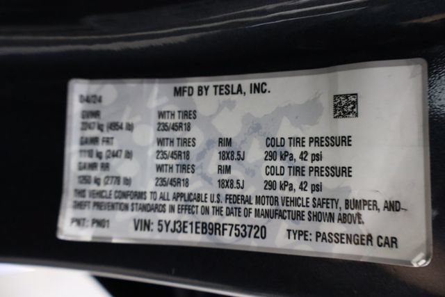Used 2024 Tesla Model 3 Long Range AWD/4WD image 34