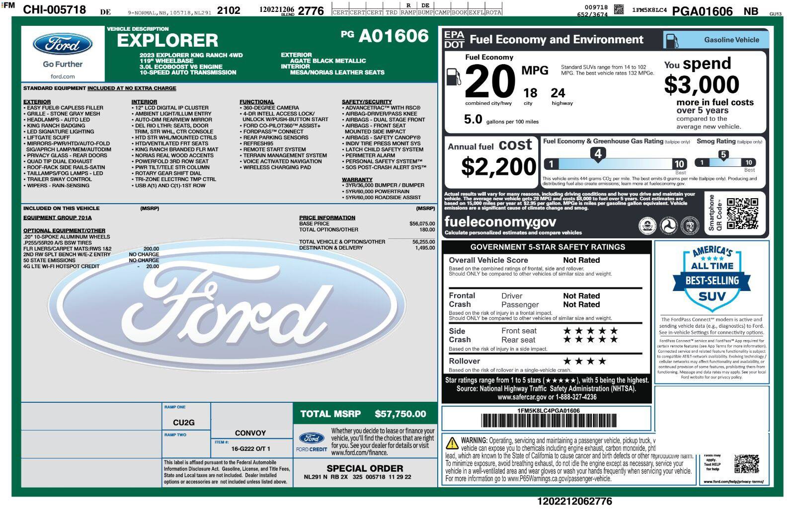 Certified 2023 Ford Explorer King Ranch AWD/4WD image 3
