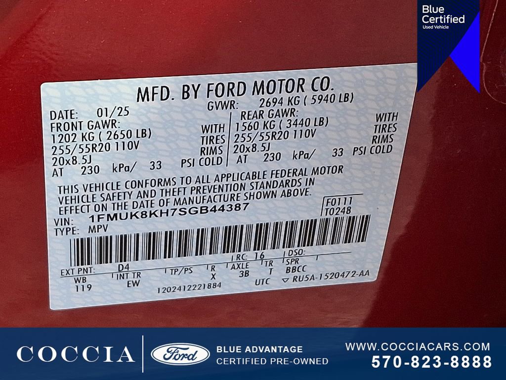 Certified 2025 Ford Explorer ST-Line image 26