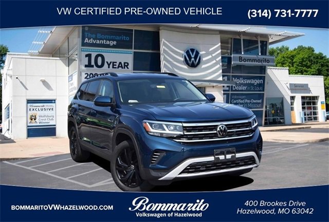 Certified 2023 Volkswagen Atlas SE w/ Black Wheel Package