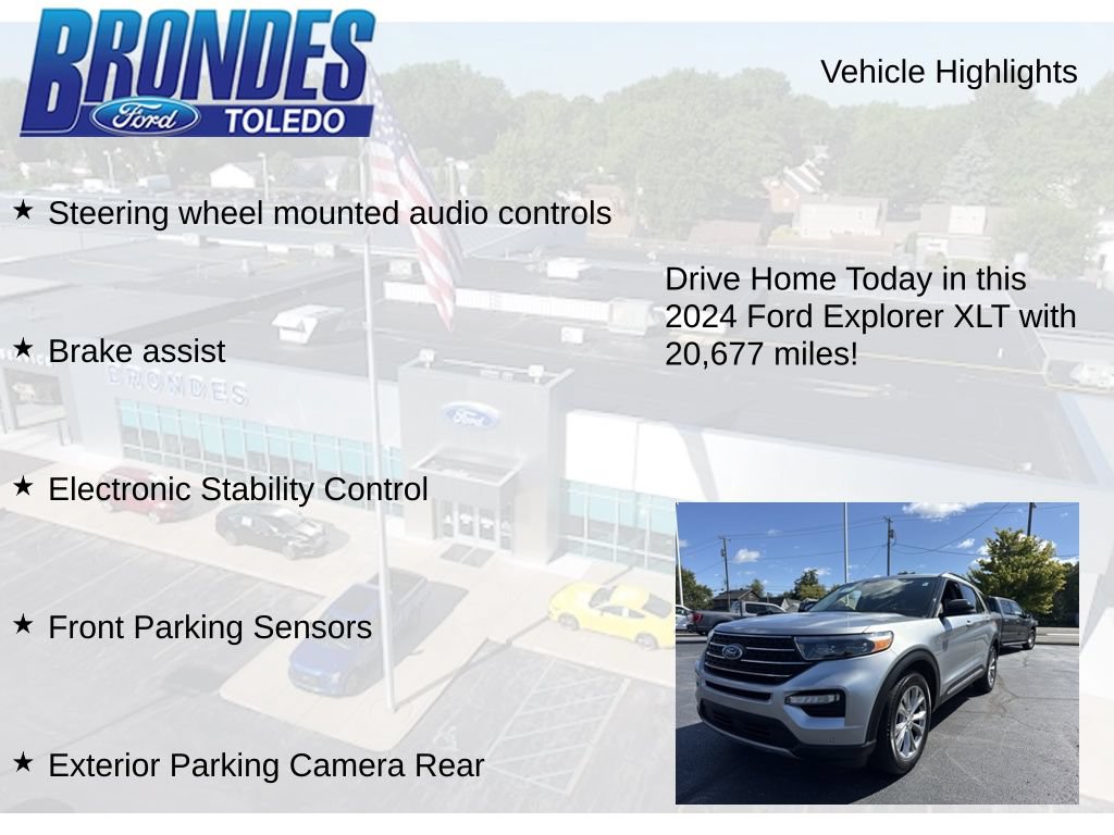 Used 2024 Ford Explorer XLT w/ Equipment Group 202A AWD/4WD image 27