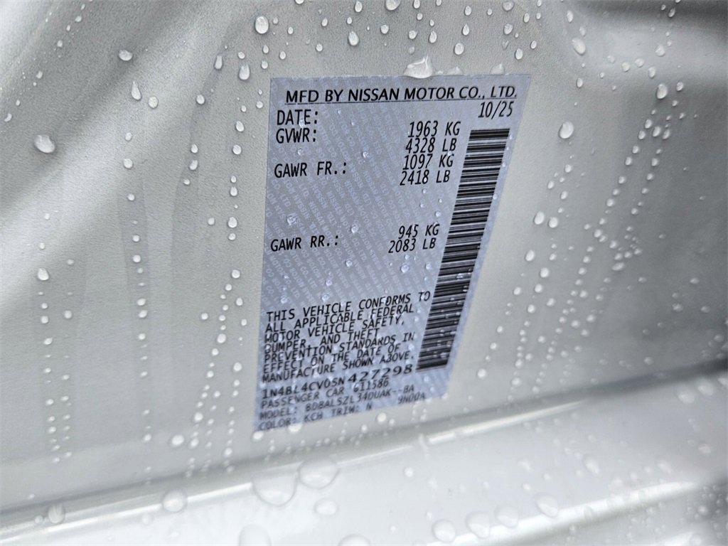 New 2025 Nissan Altima 2.5 SR image 19