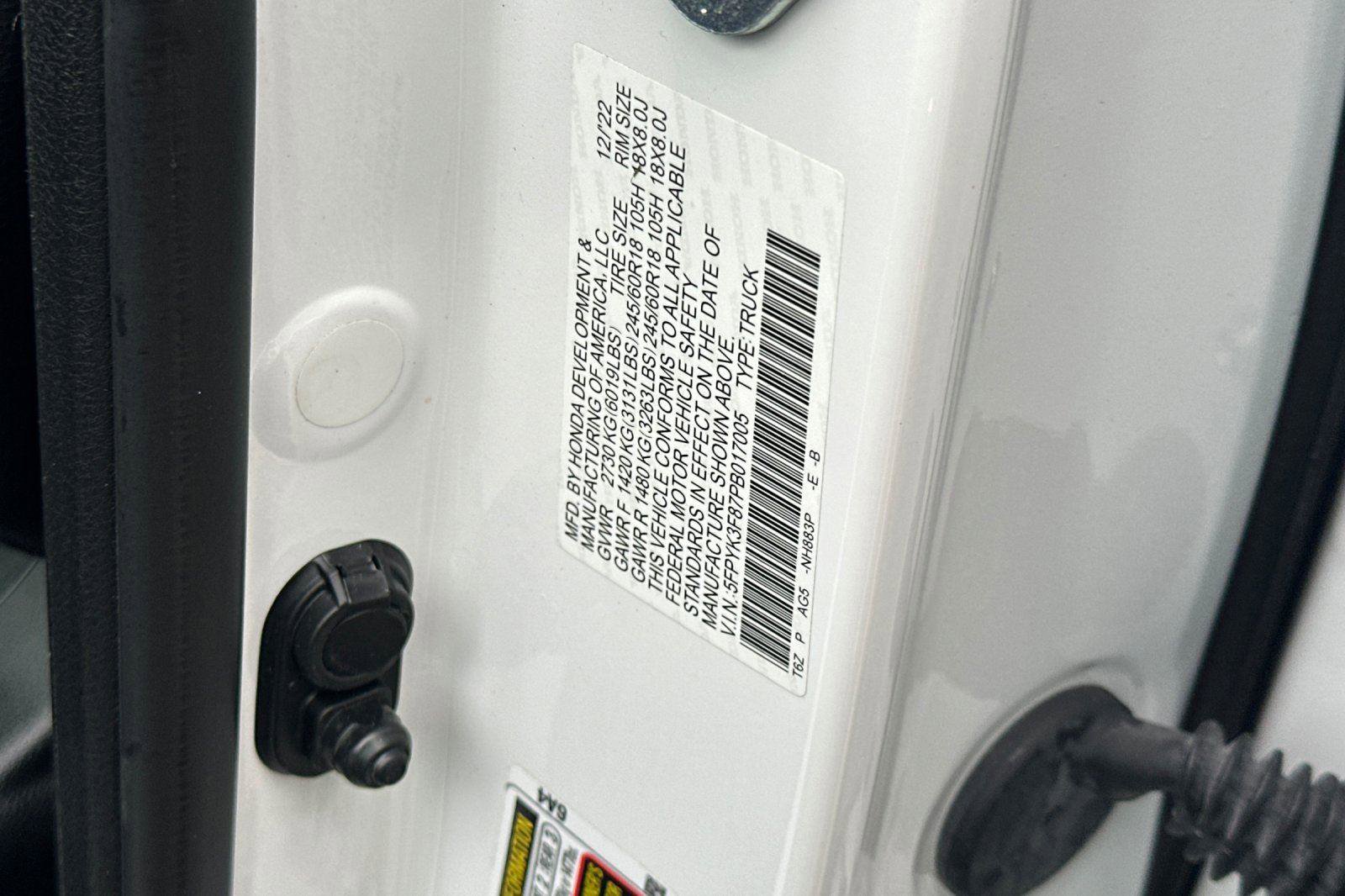 Certified 2023 Honda Ridgeline Black Edition image 28