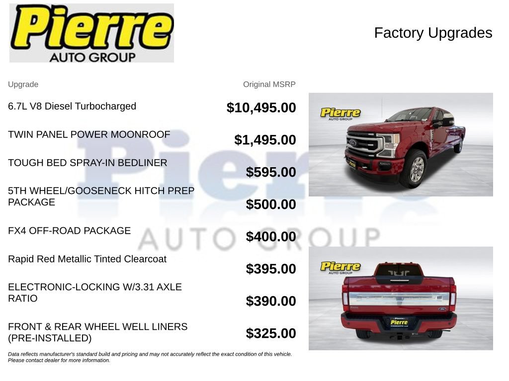 Used 2020 Ford F350 4x4 Crew Cab Super Duty image 14