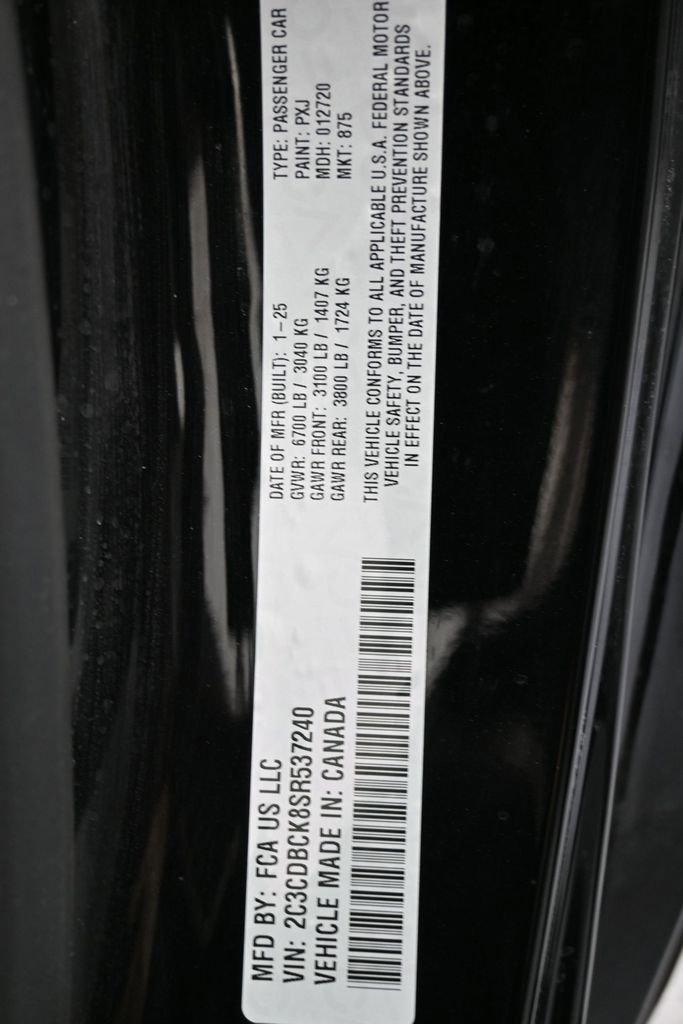 Used 2025 Dodge Charger R/T w/ Quick Order Package 25M R/T image 37