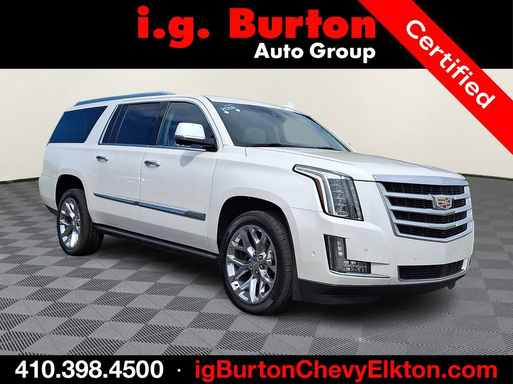 Certified 2019 Cadillac Escalade ESV Premium Luxury