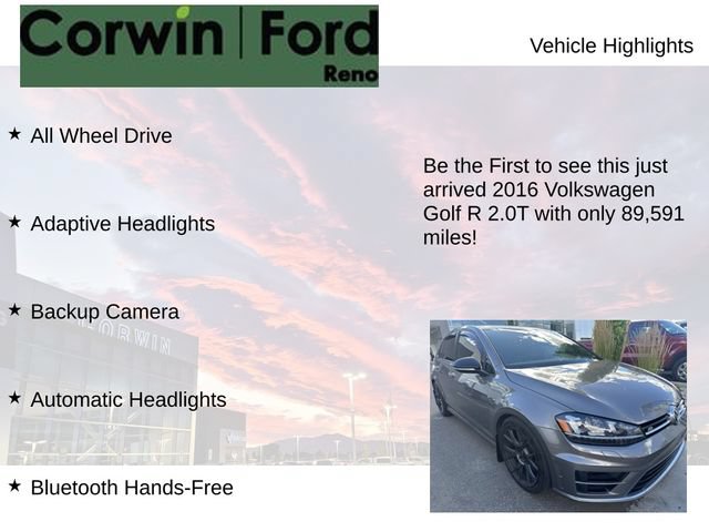 Used 2016 Volkswagen Golf R 4-Door AWD/4WD image 4