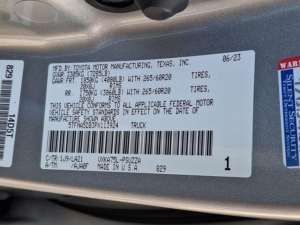 Used 2023 Toyota Tundra Platinum AWD/4WD image 29