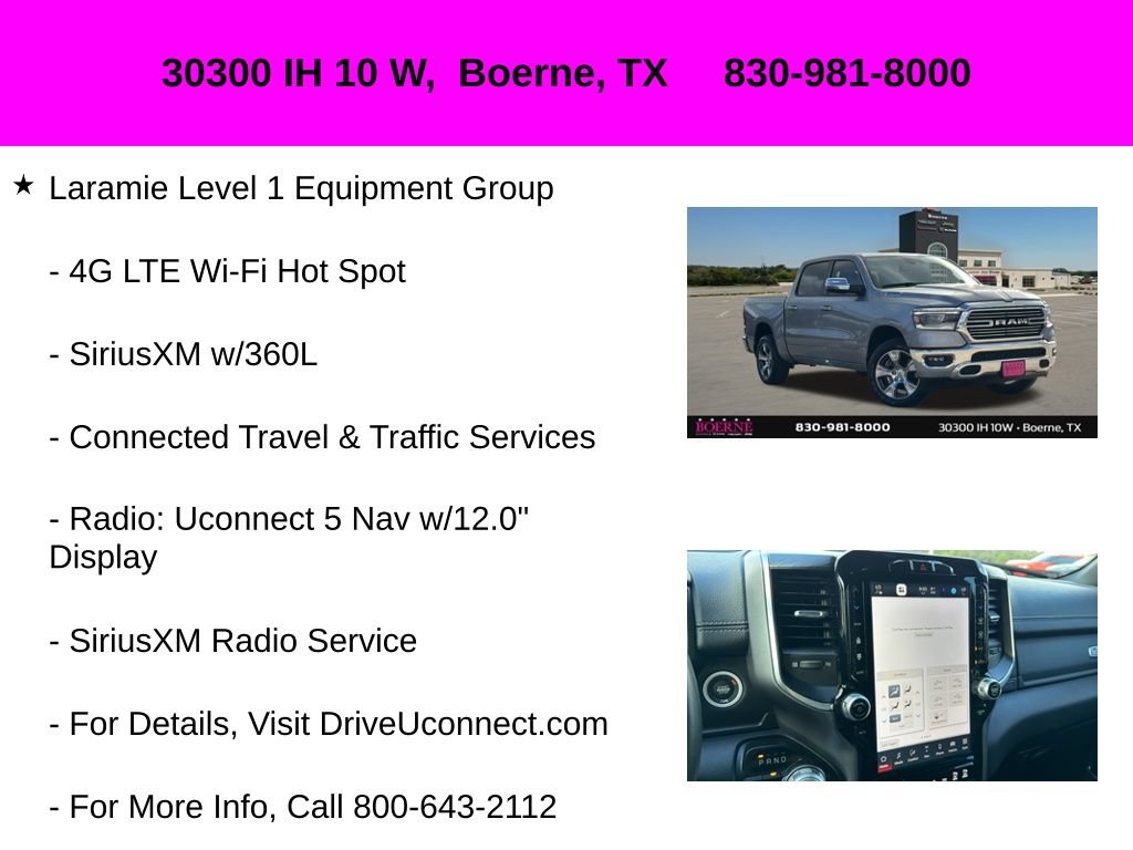 Used 2024 RAM 1500 Laramie AWD/4WD image 34