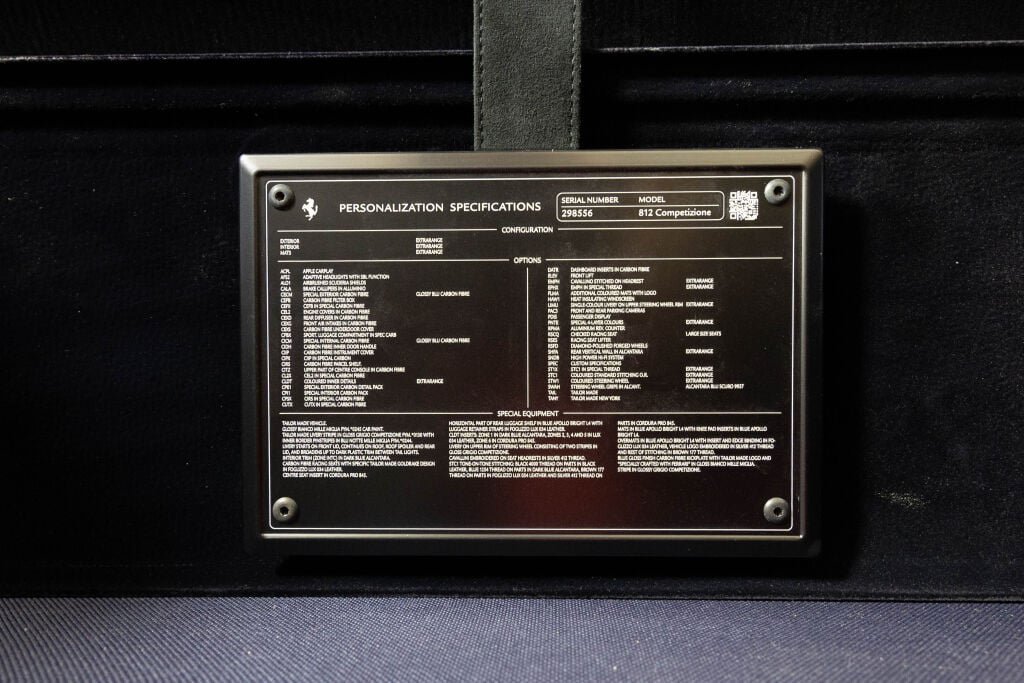 Used 2023 Ferrari 812 Competizione RWD image 76