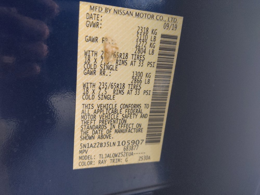 Used 2020 Nissan Murano SV image 33