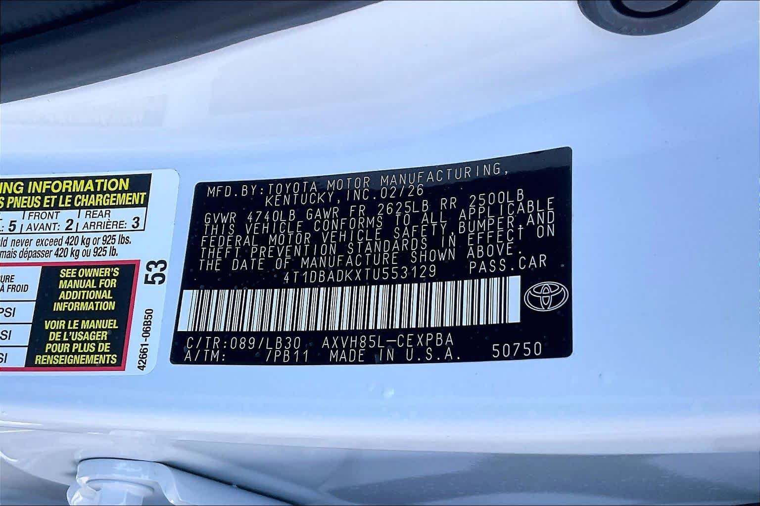 Used 2026 Toyota Camry XSE AWD/4WD image 33