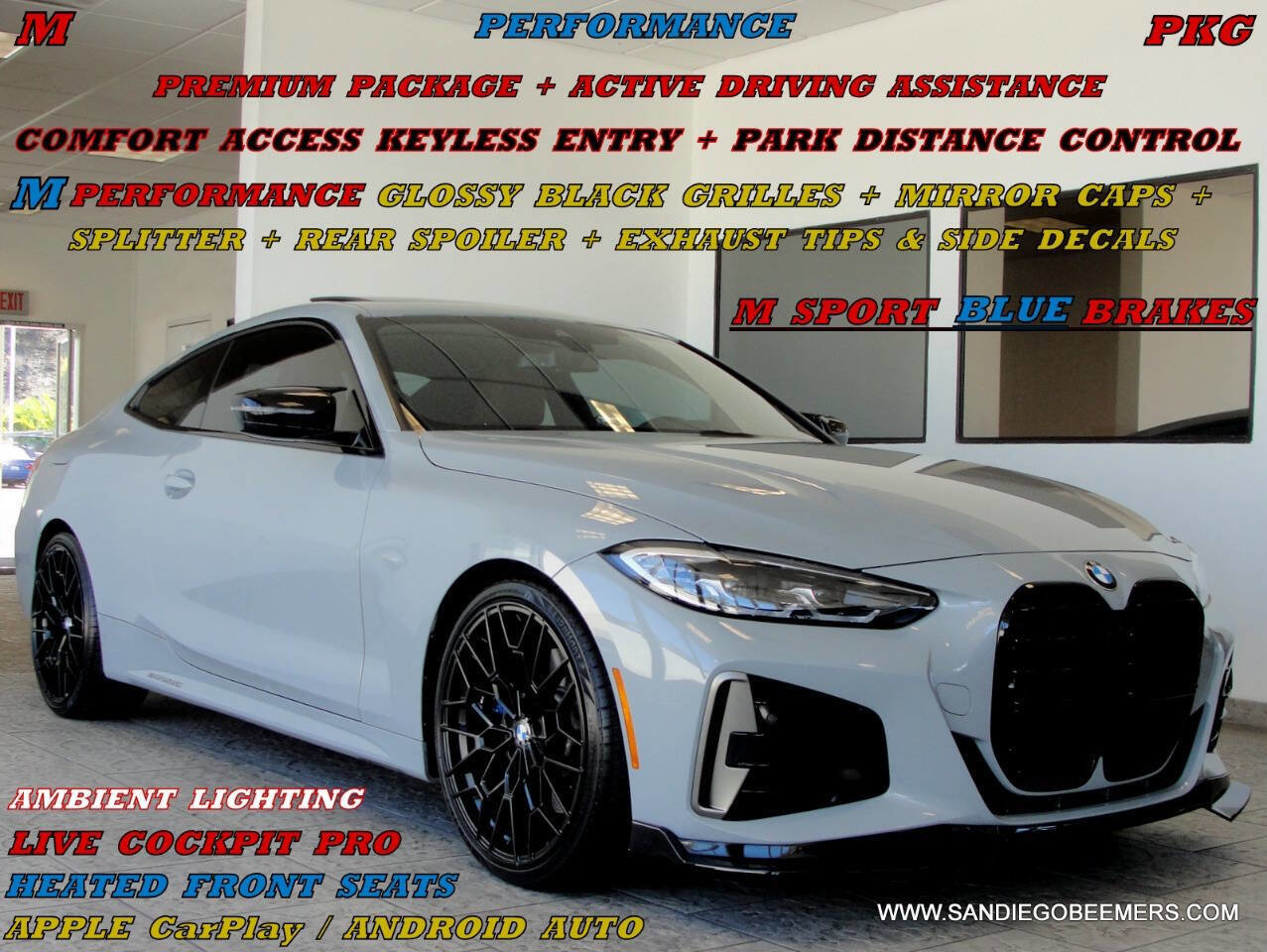 Used 2023 BMW M440i M440i M PERF+PREMIUM PKG+HUD+B w/ Premium Package image 1