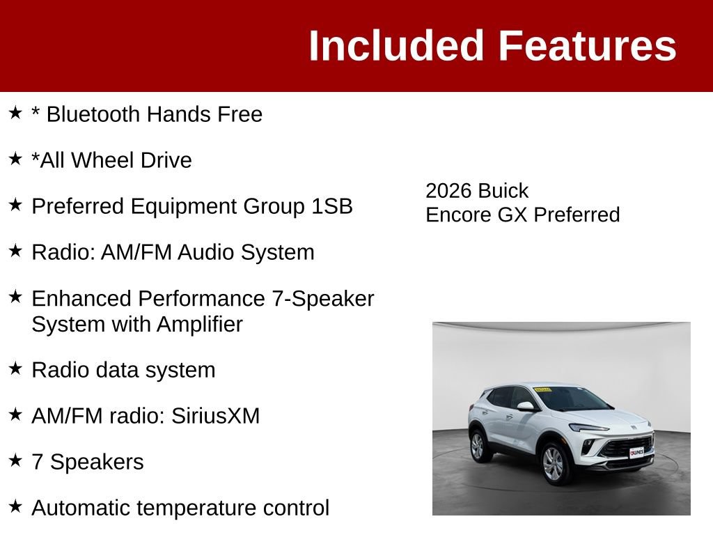 Used 2026 Buick Encore GX Preferred AWD/4WD image 3