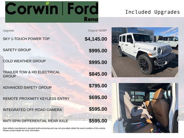 Used 2021 Jeep Wrangler Unlimited Sahara w/ Cold Weather Group image 3